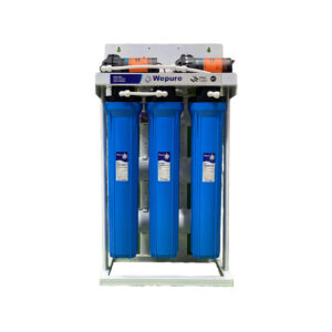 400 GPD Tankless RO System – Slim 20” Housing with Heavy Metal Stand